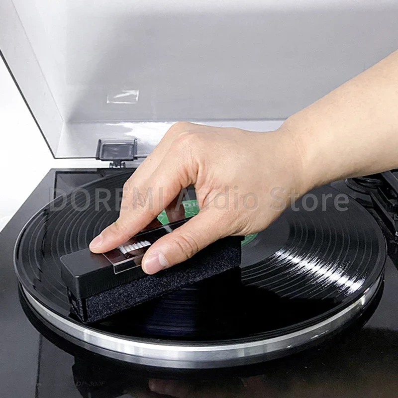 6 Pcs Anti Static LP Vinyl Record Cleaner Dust Remover Brush Turntable Cleaning Solution Stylus Cleaning Gel Player Cleaning Kit