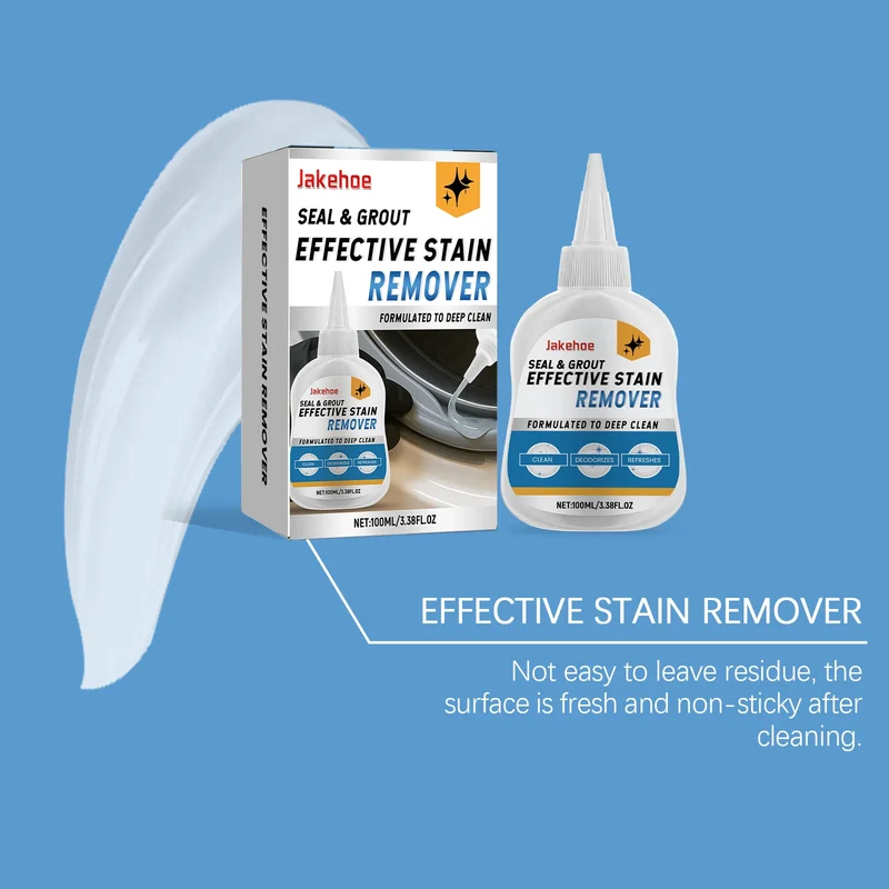 Jakehoe Stain Removal Gel Multipurpose Household Decontamination Cleaning Gel Household Sealing Ring Gap Decontamination Agent