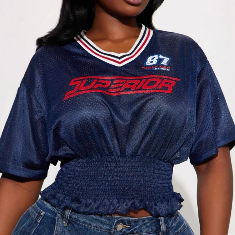 HLJ&GG White Knit Letter Fashion Y2K Outfits Women O Neck Sleeveless Slim Crop Top + Lace Plaid Shorts Two Piece Sets Streetwear