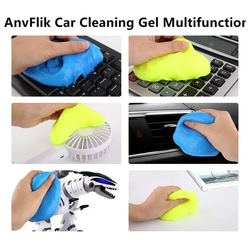 Cleaning Gel Universal Super Cleaner Putty Slime For Car Vent Keyboard Auto Dashboard Dust Dirt Remover PC Phone Laptops Cameras