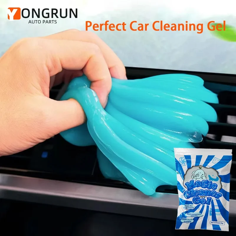1pc Dedusting Gel Car Interior Cleaning Magic Clay Household Keyboard Desktop Cleaning Gel Tool Car Cleaning Accessories