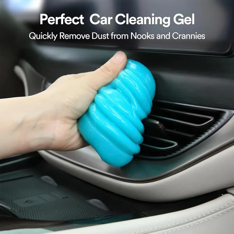 1pc Dedusting Gel Car Interior Cleaning Magic Clay Household Keyboard Desktop Cleaning Gel Tool Car Cleaning Accessories