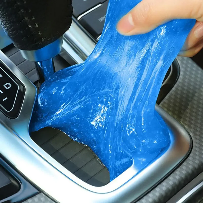 Car Dust Cleaning Gel - Soft Rubber Cleaning Mud for Air Vent Outlet, Dashboard, Door Window Gaps & Keyboard