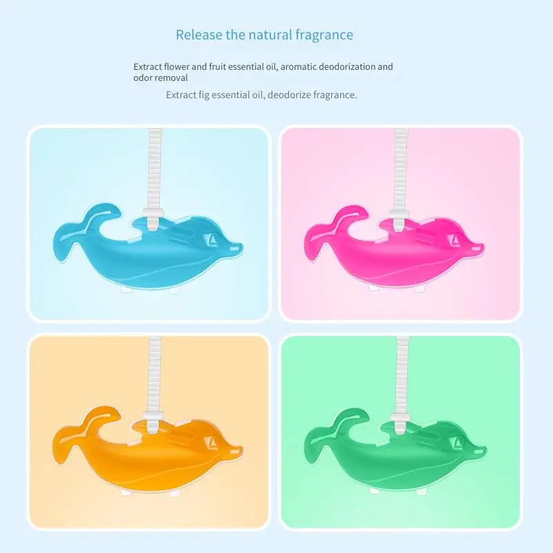 Toilet Hanging Dolphin Gel Fragrant Fresh Air Lasting Fragrance Deodorization Odor Removal Toilet Cleaning Gel Toilet Cleaning