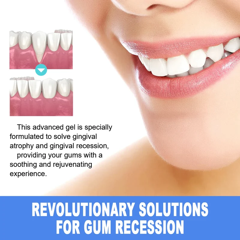 Damaged Gum Repair Care Gel Deep Cleaning Effectively Removes Yellow Teeth Stains Tartar Fresh Breath Teeth Cleaning Gel 4ml