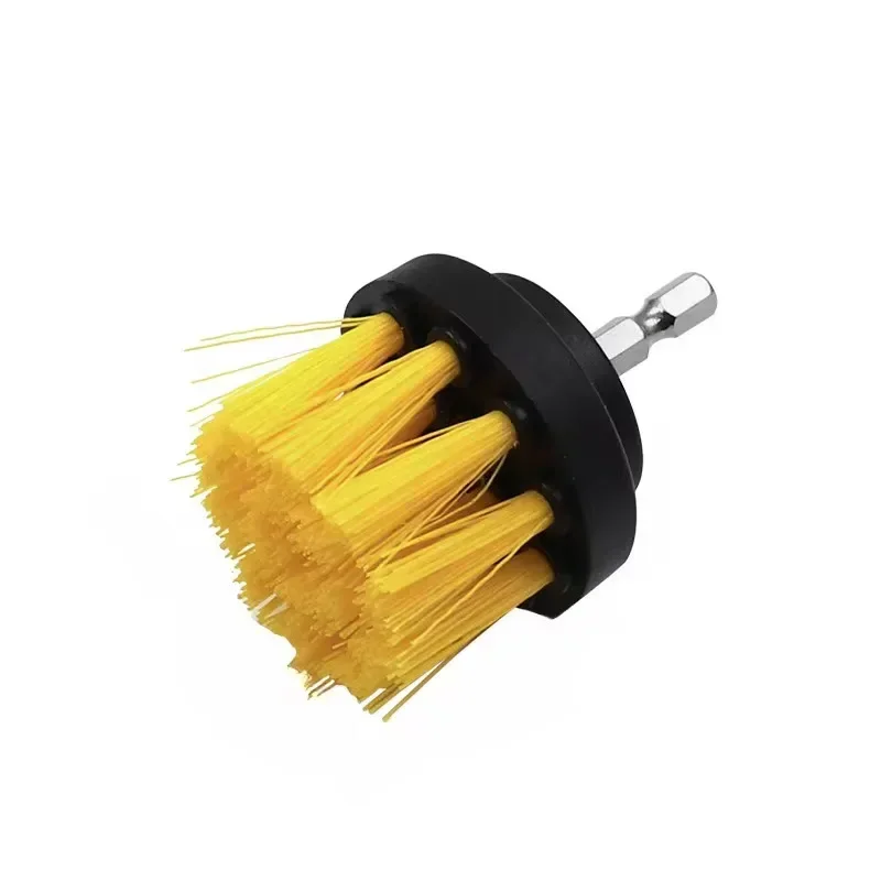 Electric Scrubber Brush Drill Brush Kit Power Drills Scrubber Brush For Carpet Glass Car Tires Nylon Brushes 2/3.5/4''