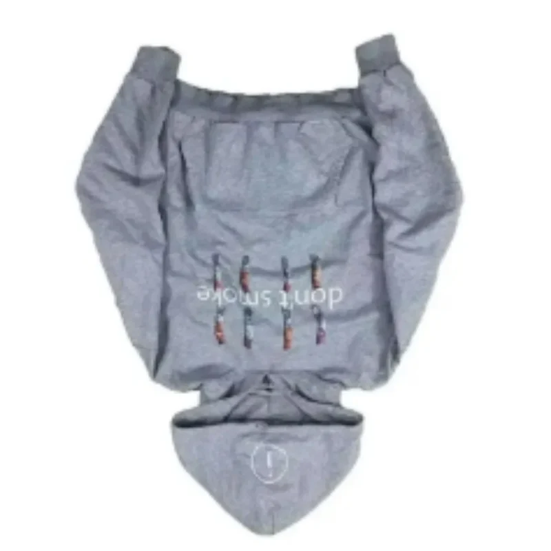Y2K street Harajuku loose oversized zipper multi-pocket hoodie American fashion trend solid color oversized hoodie for women