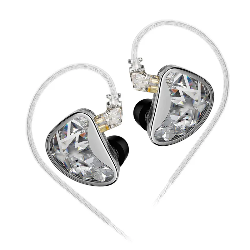 KZ AS24 24BA Units HIFI In Ear 12 Balanced Armature Earphones Noise Cancelling Earbuds Adjustable Tone Headset AST ZSX ZAR