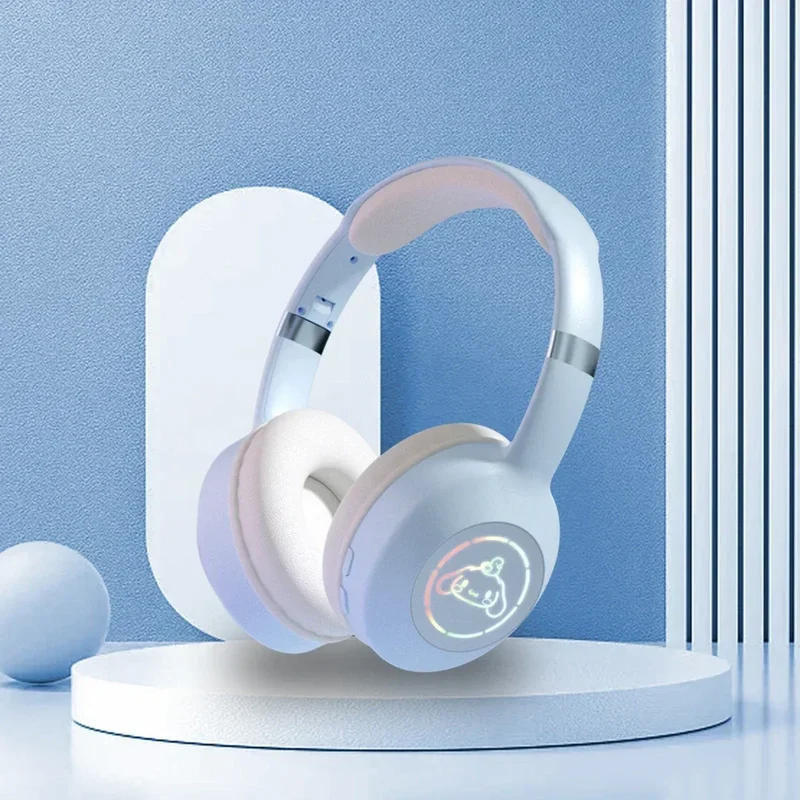 Sanrio Kuromi Bluetooth Headphones Cute My Melody Wireless Earphones Stereo Sound Noise Reduction Earbuds Anime Cartoon Gifts