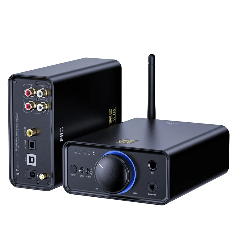 FiiO K7/K7BT Balanced HiFi DAC Headphone Amplifier AK4493S*2, XMOS XU208 PCM384kHz DSD256,USB/Optical/Coaxial/RCA Inputs