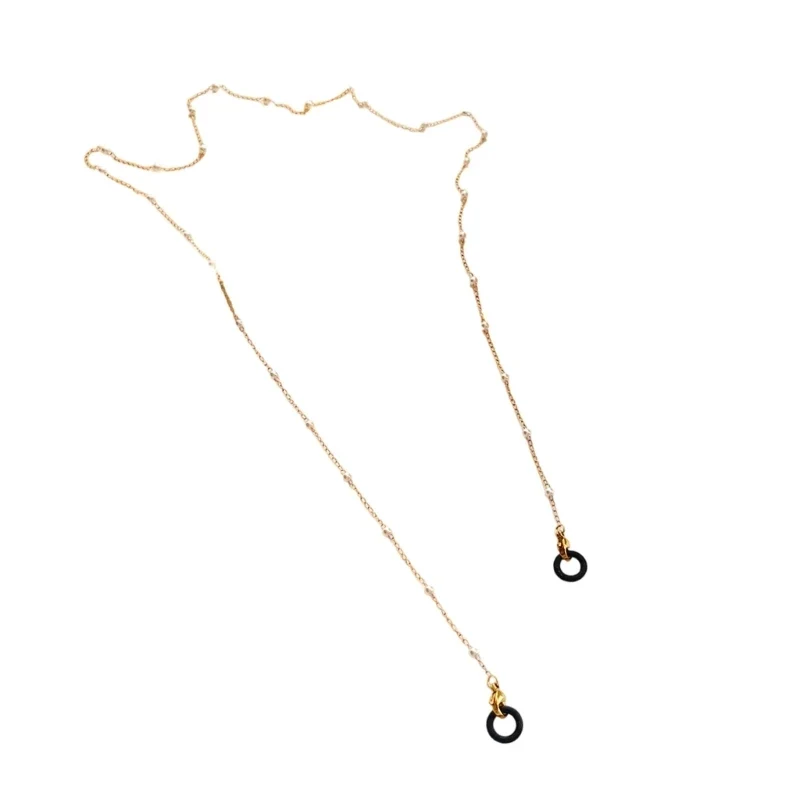 Elegant Stainless Steel Earphone Lanyard Anti Slip Clip Secure Cord for Huawei FreeClip Sports Commuting Daily Use