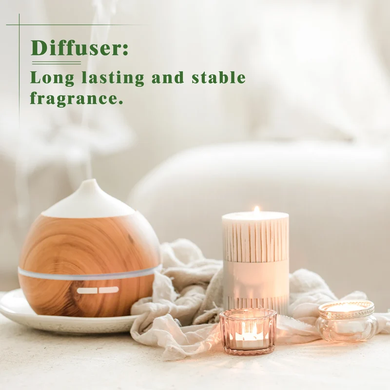 HIQILI Best Essential Oils ,100% Pure Nature for Aromatherapy | Humidifier, Massage,Diffuser, Skin & Hair Care,Perfume DIY-10ML