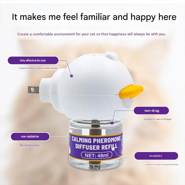 6-pack pet soothing electric heating supplement liquid, cat and dog pheromone, emotional soothing and soothing agent