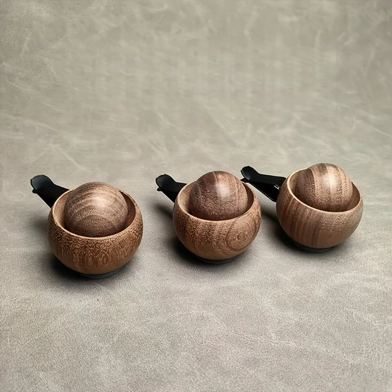 Car & Home Essential Oil Diffuser - Made of Wood Mini Cute Natural Fragrance Diffuser Suitable for Bedroom Living Room Bathroom