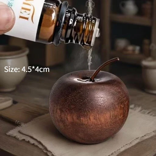 Car & Home Essential Oil Diffuser - Made of Wood Mini Cute Natural Fragrance Diffuser Suitable for Bedroom Living Room Bathroom