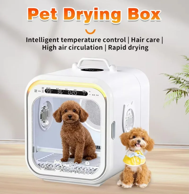 Pet Dryer Machine Perfect for After-Bath Grooming, Travel and Daily Care Routine,Suitable for Use After Bathing Pets.