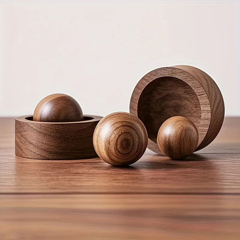 Car & Home Essential Oil Diffuser - Made of Wood Mini Cute Natural Fragrance Diffuser Suitable for Bedroom Living Room Bathroom