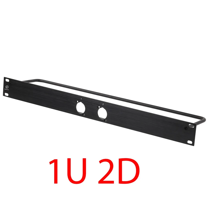 1U 2U Rack Patch Panel 8 12 16 24 Way Channel Flight Case Mount for XLR Connecctor Male Female SpeakOn Cabinet Mounting Panel