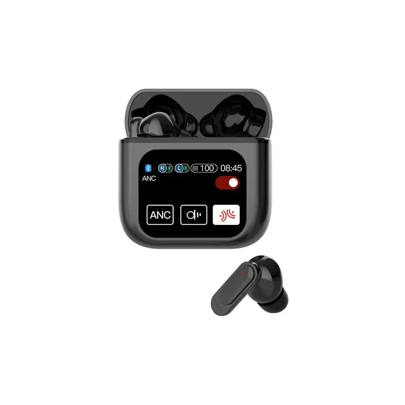 SE60 High quality Touch Screen ANC Wireless Earphones TWS Noise Cancelling Earbud Bluetooth 5.3 Long Battery life HiFi Headphone