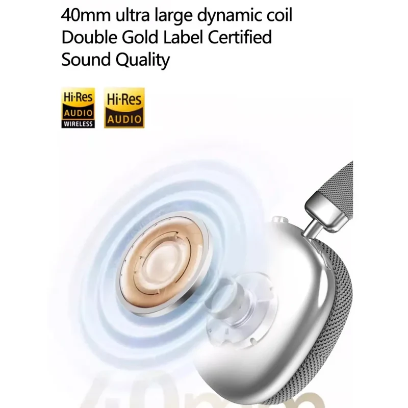Original Over-Ear Wireless Bluetooth Headphones Noise Cancelling Microphone Gaming Head Mounted Earphones Supports TF Card