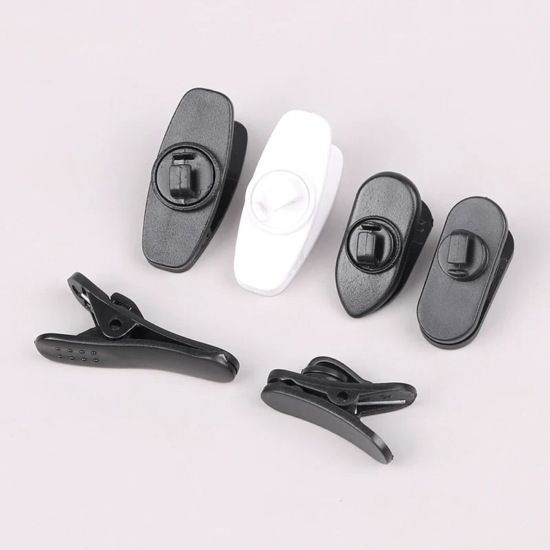 10PCS Earphone Cable Wire Clip Cord Collar Plastic Nip Clamp Organization Holder Headset Audio Line Protable