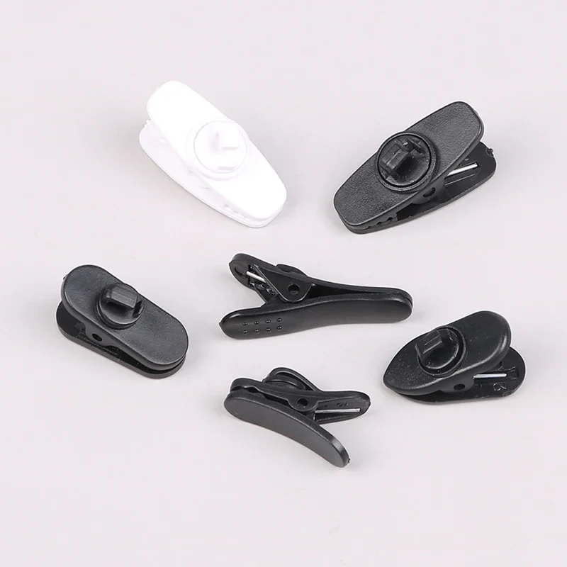 10PCS Earphone Cable Wire Clip Cord Collar Plastic Nip Clamp Organization Holder Headset Audio Line Protable