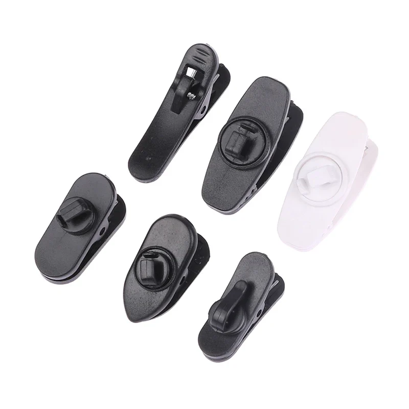 10PCS Earphone Cable Wire Clip Cord Collar Plastic Nip Clamp Organization Holder Headset Audio Line Protable