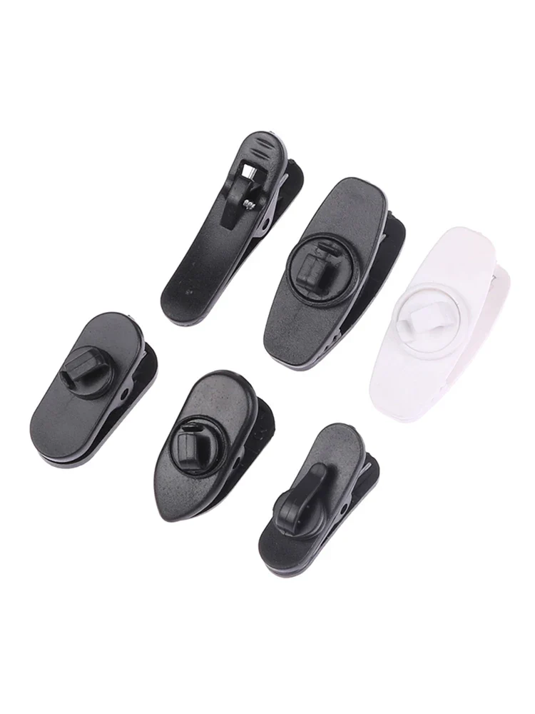 10PCS Earphone Cable Wire Clip Cord Collar Plastic Nip Clamp Organization Holder Headset Audio Line Protable