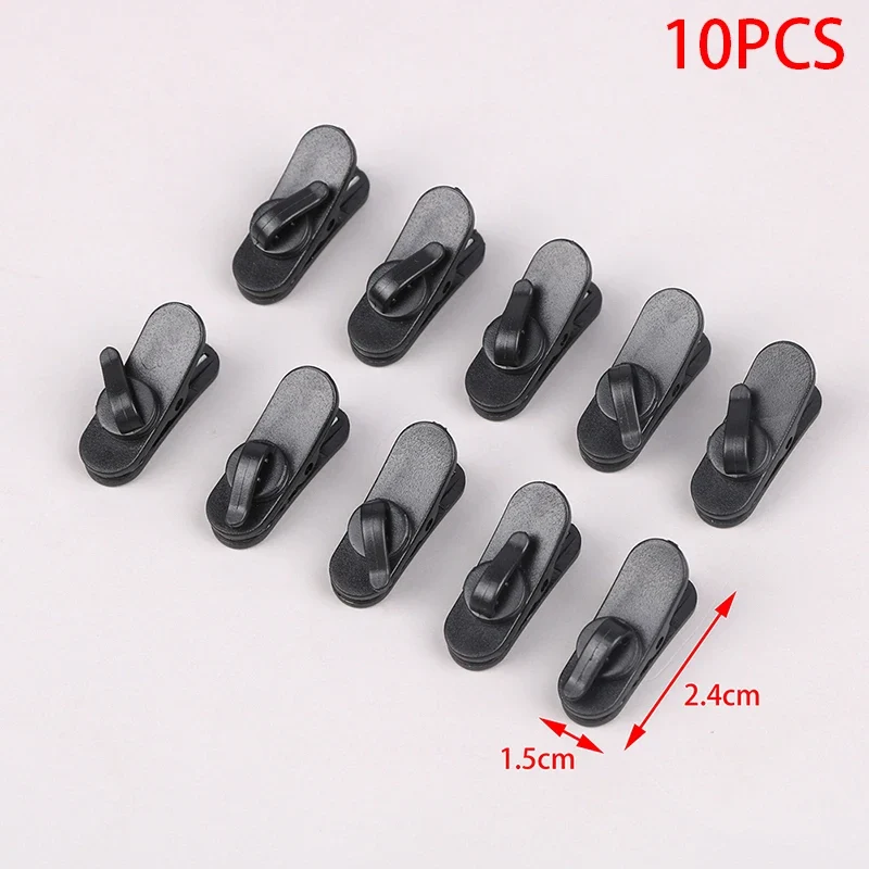 10PCS Earphone Cable Wire Clip Cord Collar Plastic Nip Clamp Organization Holder Headset Audio Line Protable