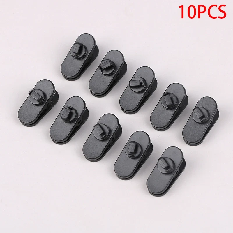 10PCS Earphone Cable Wire Clip Cord Collar Plastic Nip Clamp Organization Holder Headset Audio Line Protable