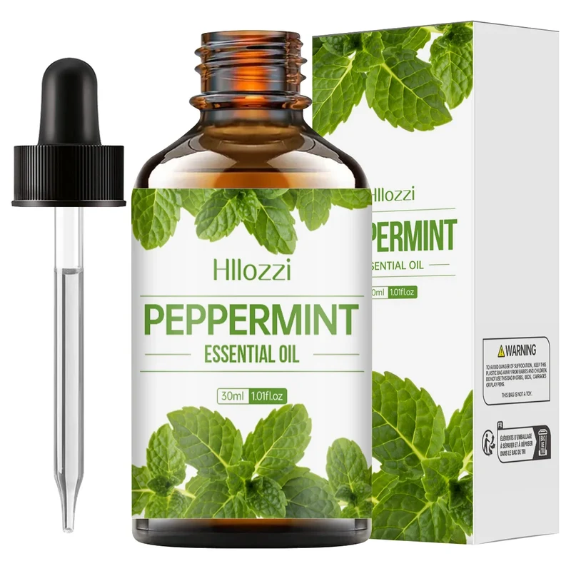 Peppermint essential oil has a refreshing aroma, delicate texture, moisturizing and is suitable for body care and hair care.
