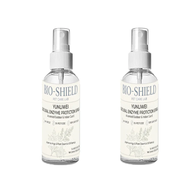 YULIWEI Natural Enzyme Pet Protection Spray Plant Essential Oil Insect Repellent Dog Cat Safety Indoor and Outdoor Protection