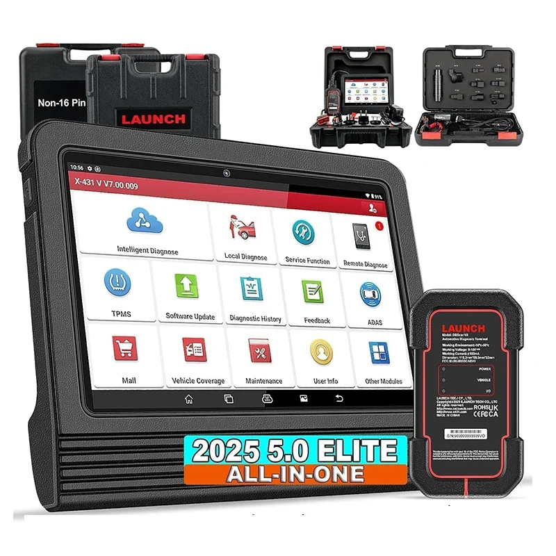USA EU Warehouse 2026 Launch Latest Version X431 Pro V5.0 BT Auto Diagnostic Tool for All Cars