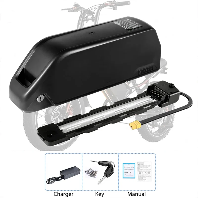 DE Stock 48V 25Ah True Capacity Lithium Battery Akku for 250W-1800W Electric Bicycle Tricycle 50A BMS Protection IP65 Waterproof