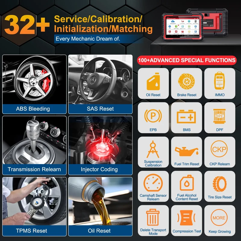 Launch X431 PRO ELITE PROS ELITE Bi-directional Auto Fault Code Reader OBD2 Scanner Car Diagnostic Tool