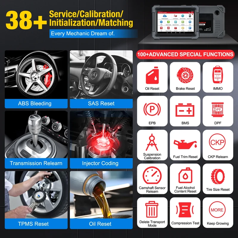 Launch X431 PRO TT Full System Diagnostic Tool Machine for All Cars OBD2 Scanner 2 Years Free Update