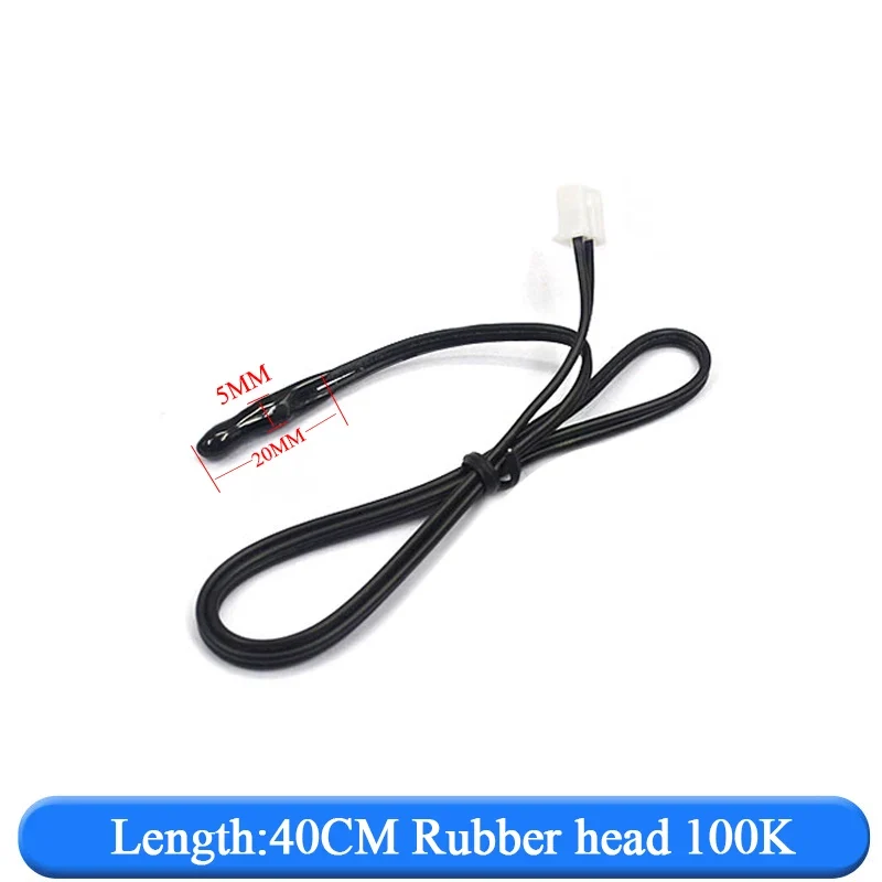 Air Conditioning Temperature Sensor 5K 10K 15K 20K 25k 50K Air Conditioner Tube Sensor Rubber Head Copper Head