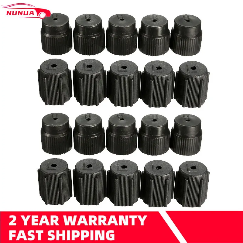 R134a 13mm & 16mm Air Conditioning Service AC System Charging Port Caps Car Charging Port AC System Caps Accessories