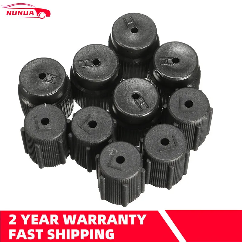 R134a 13mm & 16mm Air Conditioning Service AC System Charging Port Caps Car Charging Port AC System Caps Accessories