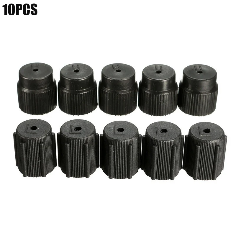 R134a 13mm & 16mm Air Conditioning Service AC System Charging Port Caps Car Charging Port AC System Caps Accessories