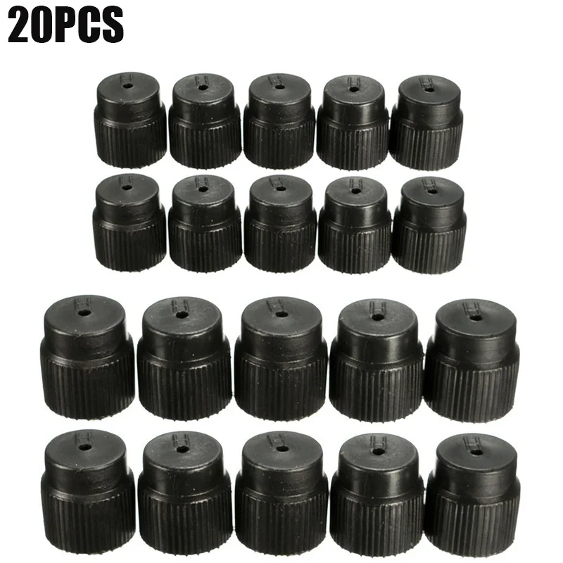 R134a 13mm & 16mm Air Conditioning Service AC System Charging Port Caps Car Charging Port AC System Caps Accessories