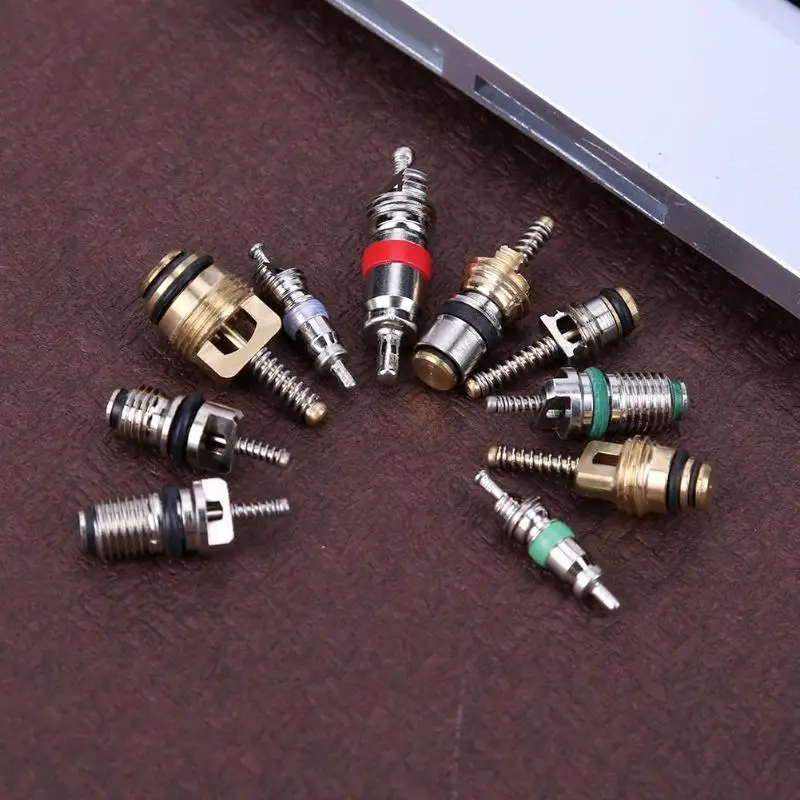 100Pcs/box R134A Car A/C Core Valves Automotive Air Conditioning Assortment Kit 1