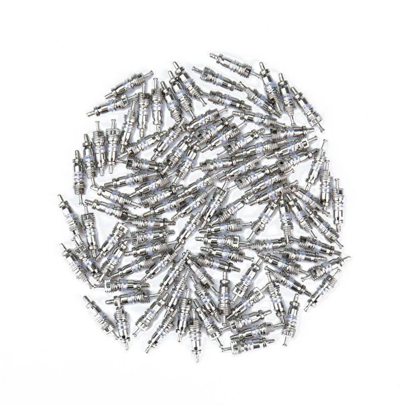 100pcs,Schrader Valve Core for Auto A/C Air Conditioning / Bike Bicycle Tire / HVAC Replacement