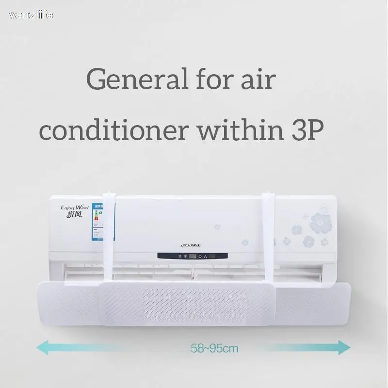 Universal Wall-Mounted Air Conditioning Windshield Baffle Anti-Direct Blowing Windproof Cold Air Guide for Home Air Conditioner