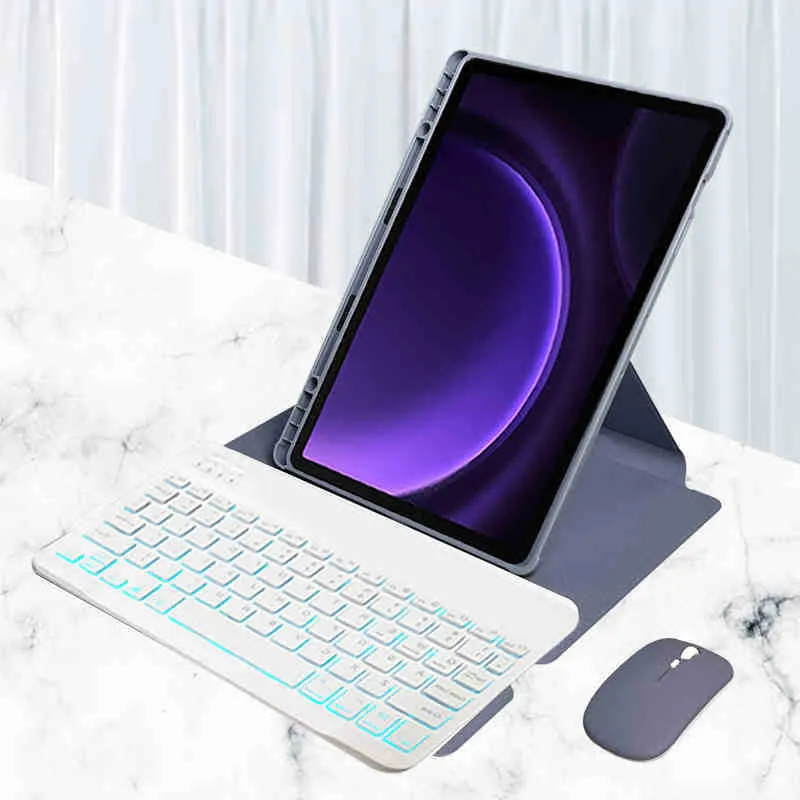 For Lenovo Tab M11 (11 inches) 2024 Bluetooth keyboard rotation protection 360 degrees can be horizontal and vertical