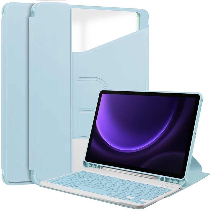 For small new pad2024 11 inch Bluetooth keyboard leather case Lenovo Tab M11 acrylic case with pen slot