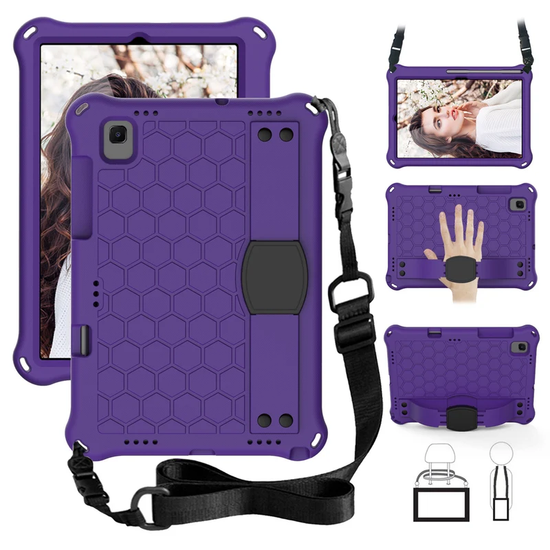 Applicable ipad10.2 inch protective case silicone mini5 drop-resistant iPad9.7 handheld air3 full cover air4
