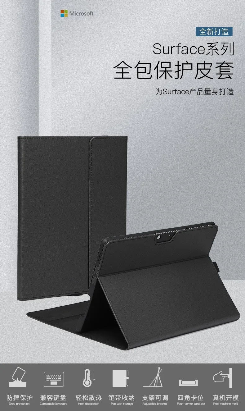 Microsoft Tablet Protective Case Is Suitable for Surface Pro12 Soft Shell, Pro7 Protective Case, Pro9/10/11 Leather Case