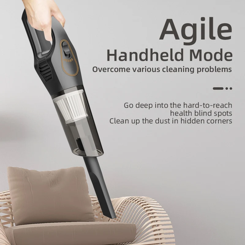 Cross-border vacuum cleaner S9D small household large suction cleaner car wireless portable handheld vacuum cleaner