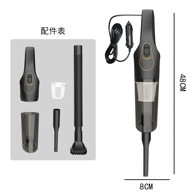 Cross-border vacuum cleaner S9D small household large suction cleaner car wireless portable handheld vacuum cleaner